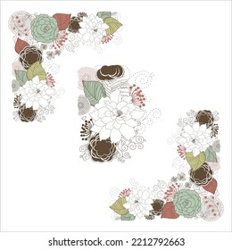 schöne Hochzeitseinladung, Vektordesign mit floralen Effekten, die Schönheit hinzufügen