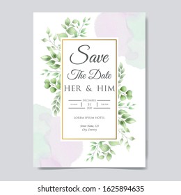 Beautiful Wedding Invitation Card Design Template