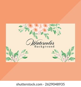 Beautiful wedding invitation card rose template. Watercolor card with gold frame texture, geometric, colourful floral, leaves. Elegant botanical Floral vector with cherry blossom wedding background.
