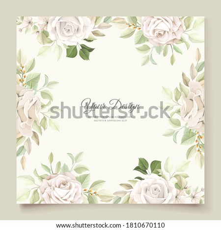 beautiful wedding invitation card set