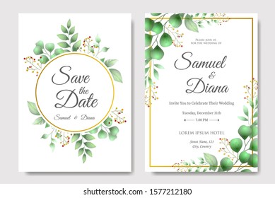 Beautiful Wedding Invitation Card Template