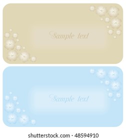 Beautiful wedding invitation or card. vector