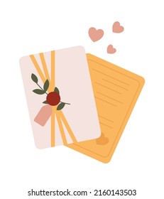 Beautiful Wedding Invitation. Vector illustration