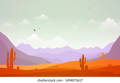 Nature Landscape Rolling Hills Fields Windmill Stock Vector (Royalty ...