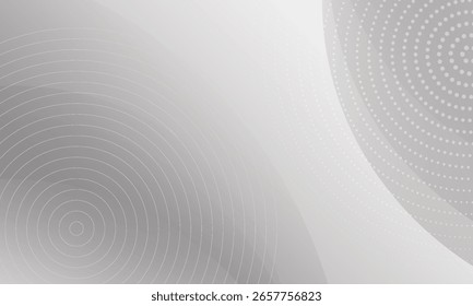 Schöner weißer abstrakter Hintergrund. Silber neutrale Kulisse für Präsentationsdesign. Graue Basis für Website, Druck, Basis für Banner, Hintergrundbilder
