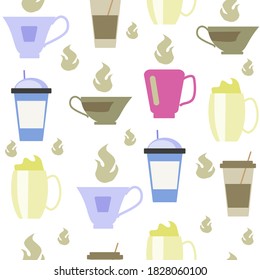 beautiful white background colorful patterns ready to print vector illustration 
