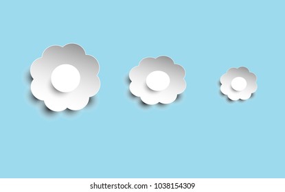 Beautiful white flower background.
