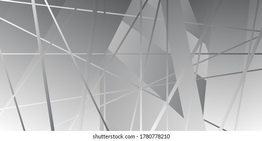 Beautiful white and grey colour symmetrical abstract background from corporate design
