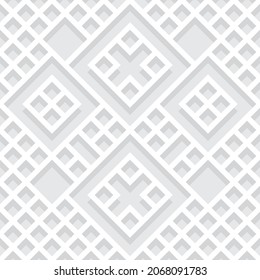 Beautiful white seamless pattern with geometrical forms for fabric textile, web design, fashion design