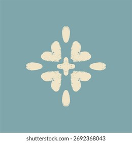 Eine schöne weiße Schneeflocke für das Winterdesign. Weihnachten und Neujahr. Kristall Schneeflocken Silhouetten, Muster gefroren.
