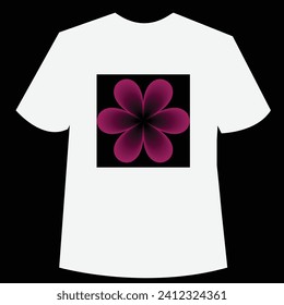 Beautiful white t-shirt design and illustrator
