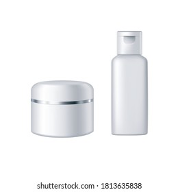 beautiful white tube for pharmaceutical care cosmetics