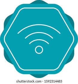 Beautiful Wifi Signal Line Vector Icon