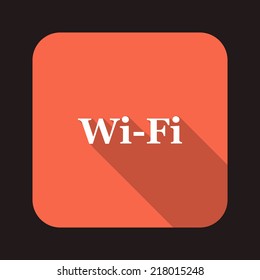 Beautiful WiFi web icon
