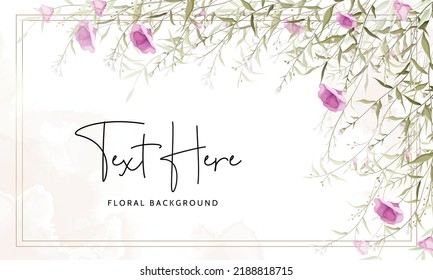 beautiful wild flower floral background