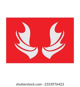 beautiful wing logo with precision, abstract design, meant for the company to soar quickly or quickly develop.