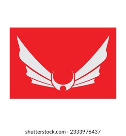 beautiful wing logo with precision, abstract design, meant for the company to soar quickly or quickly develop.