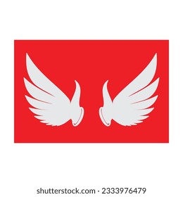 schönes Flügel-Logo mit Präzision, abstraktes Design, für das Unternehmen schnell oder schnell zu entwickeln.