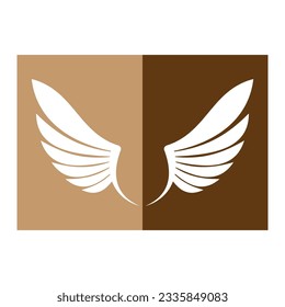 schönes Flügel-Logo mit Präzision, abstraktes Design, für das Unternehmen schnell oder schnell zu entwickeln.