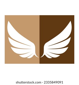 schönes Flügel-Logo mit Präzision, abstraktes Design, für das Unternehmen schnell oder schnell zu entwickeln.