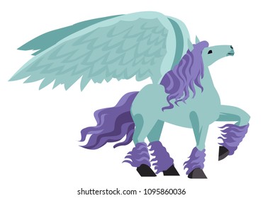 beautiful winged pegasus