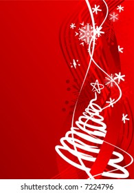 Beautiful winter background. Vector illustration.