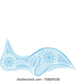Beautiful winter card. Vector illustration.