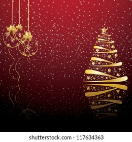 Beautiful winter christmas backdrop, background