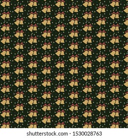 Beautiful winter Christmas pattern. Christmas background.