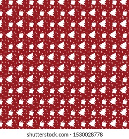 Beautiful winter Christmas pattern. Christmas background.