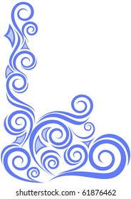 Beautiful winter design on white background