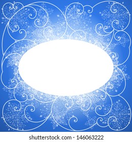 beautiful winter holiday background vector
