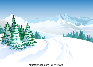 Beautiful Winter Landscape