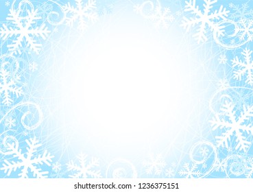 Beautiful winter snow background for banners, backgrounds, presentations and decorations.