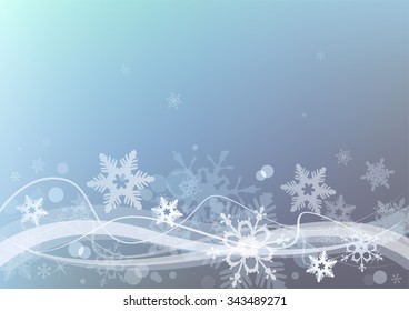 Hermoso fondo de nieve de invierno para carteles, antecedentes, presentaciones y decoraciones.
