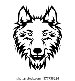 Wolf Face Outline Hd Stock Images Shutterstock