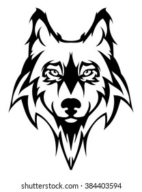 Wolf Face Outline Hd Stock Images Shutterstock