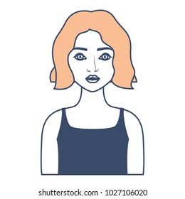 beautiful woman avatar character
