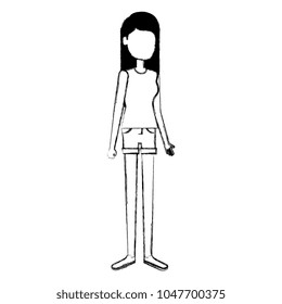 beautiful woman avatar character