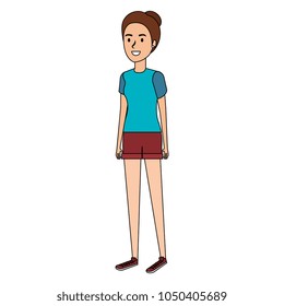 beautiful woman avatar character