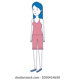 beautiful woman avatar character