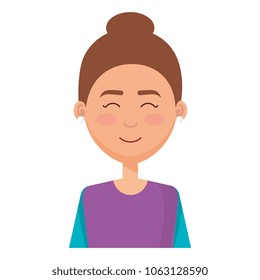 beautiful woman avatar character