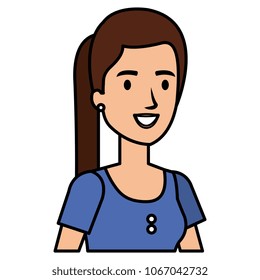 beautiful woman avatar character