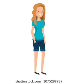 beautiful woman avatar character