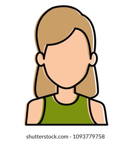 beautiful woman avatar character