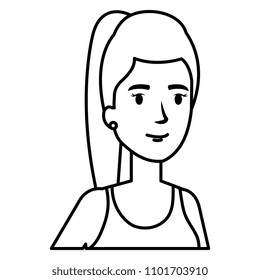beautiful woman avatar character