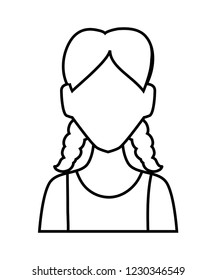 beautiful woman avatar character