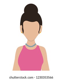 beautiful woman avatar character