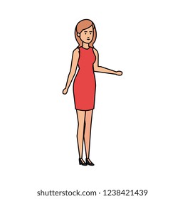 beautiful woman avatar character