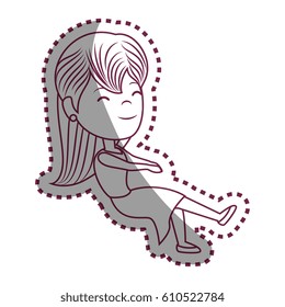 beautiful woman avatar character